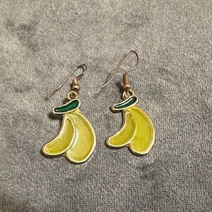 Banana Shaped Earrings